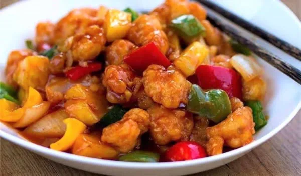 pollo agridulce