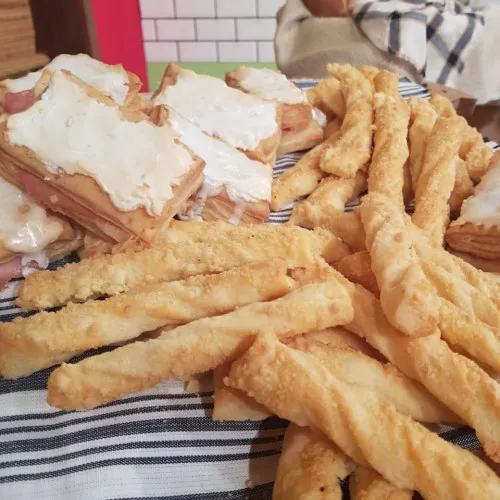 Masa de hojaldre y fosforitos