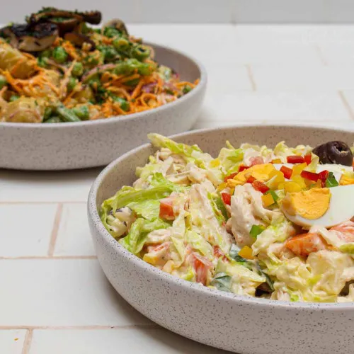 Salpicón de pollo y vegetales