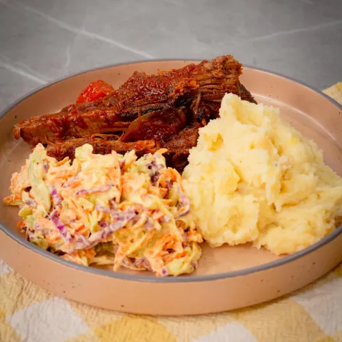 carne a la cacerola con puré