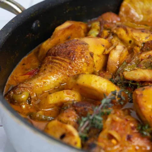 Pollo a la portuguesa