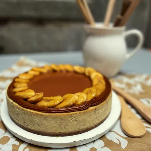CHEESECAKE DE BANANA