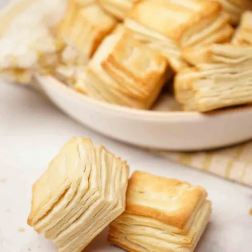 Tortilla de grasa hojaldrada