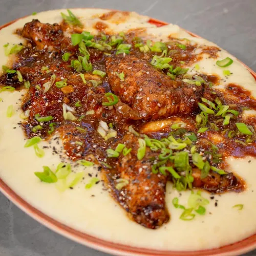 alitas de pollo laquedas
