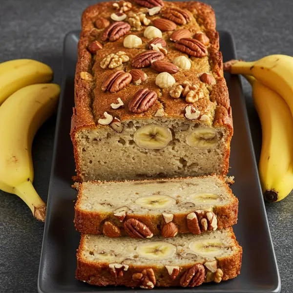 Budín de banana
