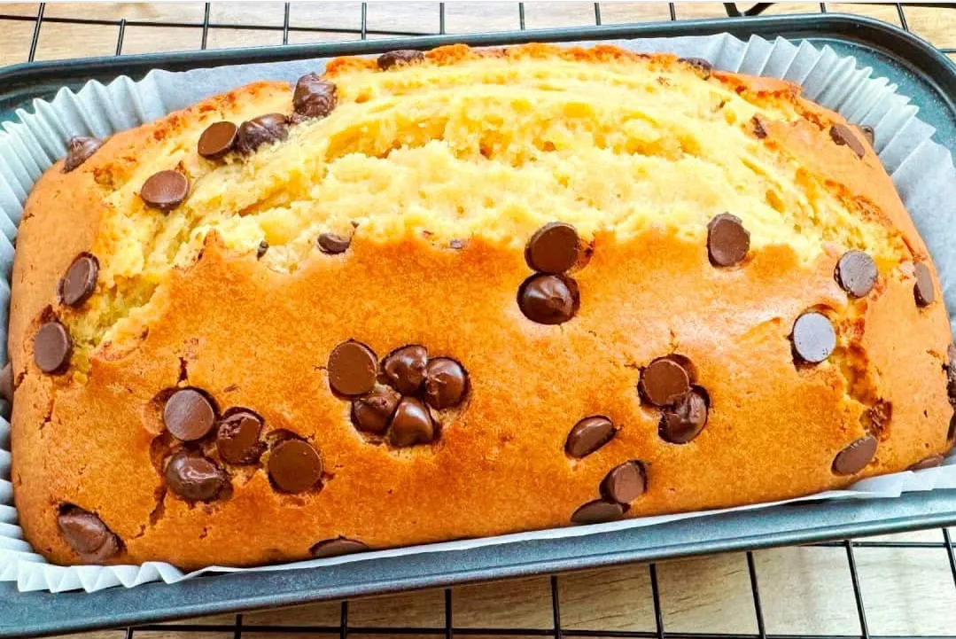 pan con chispas de chocolate