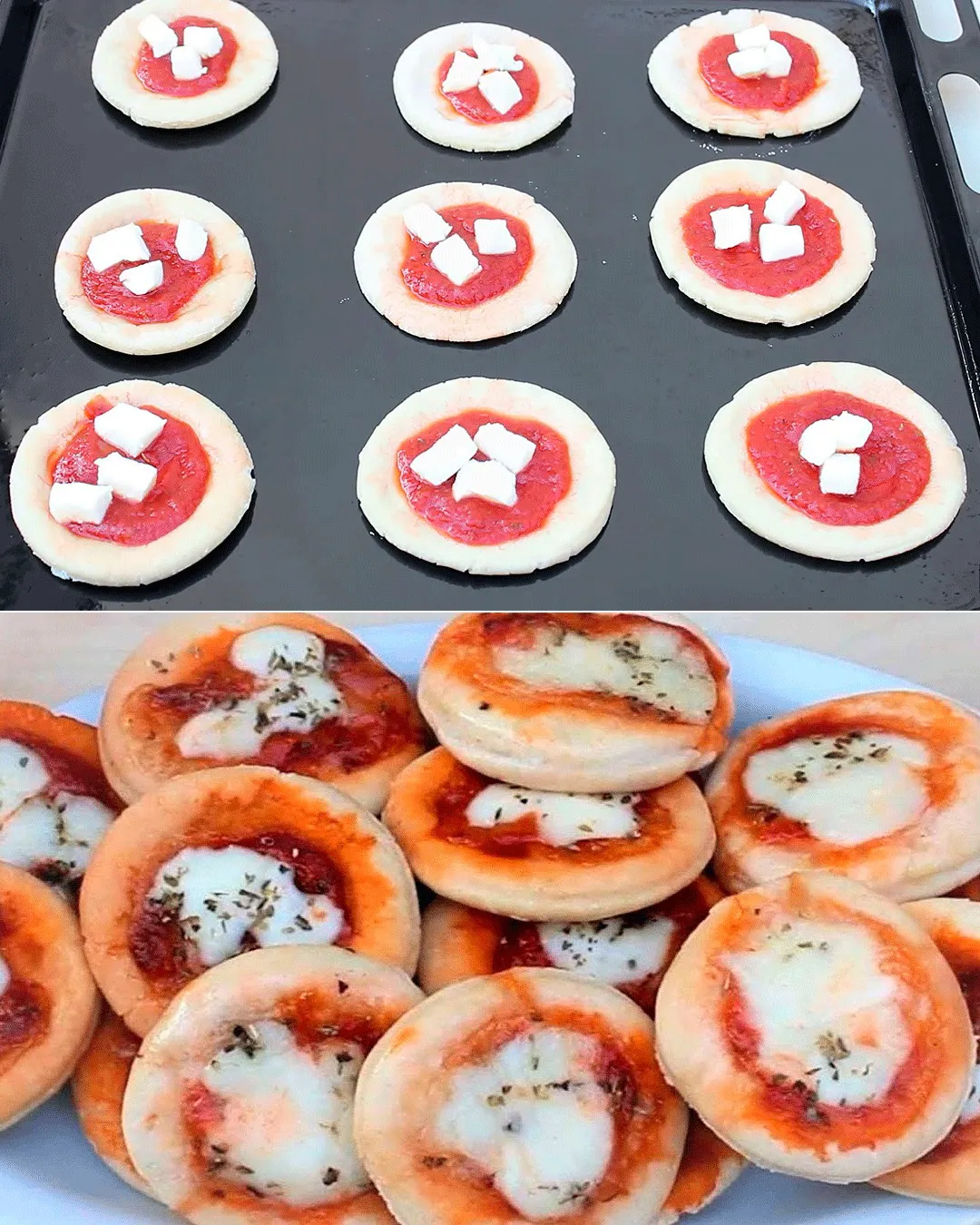 Mini pizzas caseras