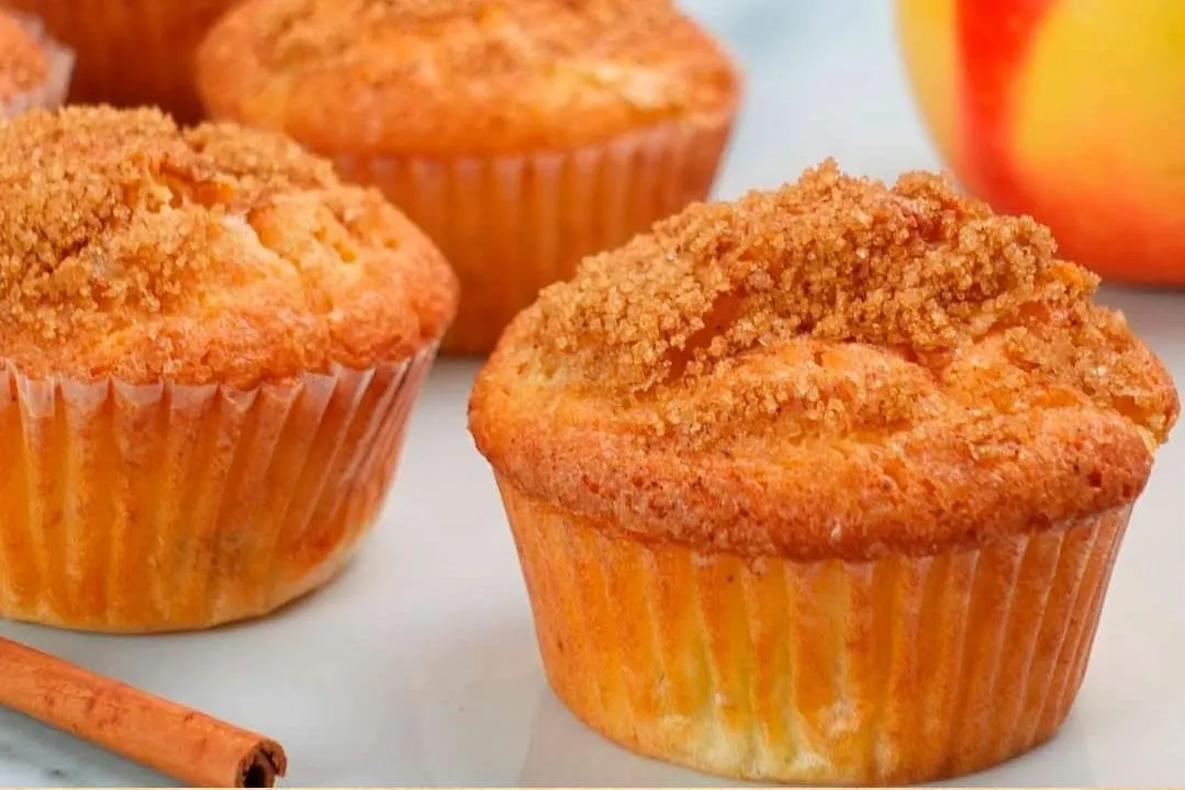 muffins de manzanas y canela