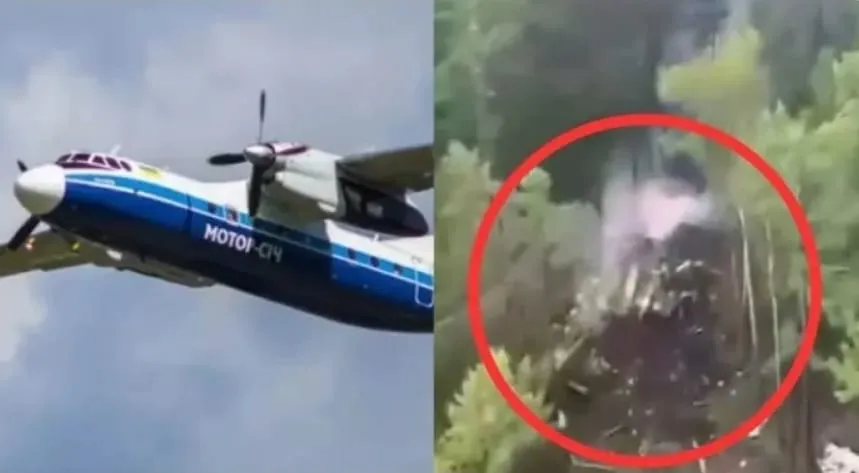 avion caida en Rusia