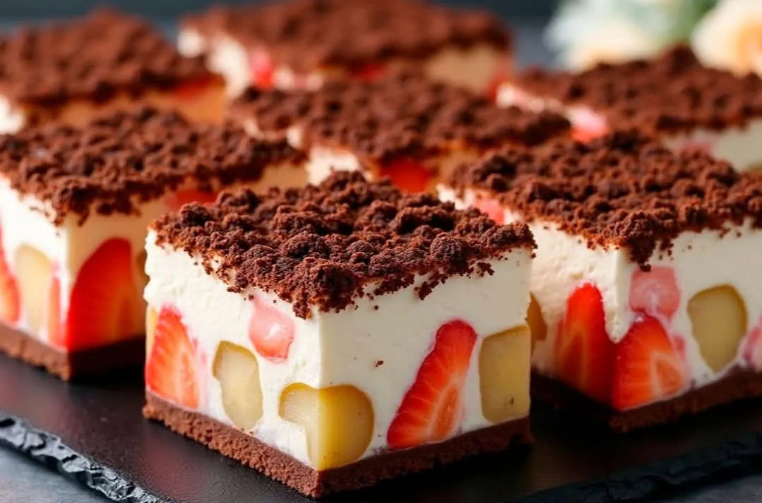 mini pasteles con frutos rojos