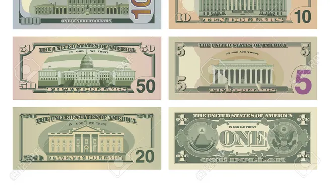 189136578-conjunto-de-billetes-de-cien-cincuenta-veinte-diez-cinco-dolares-y-un-dolar-del-reversojpg