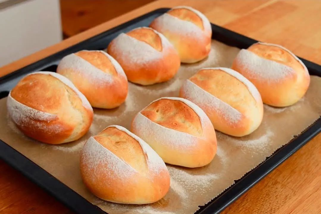 bollitos de pan casero